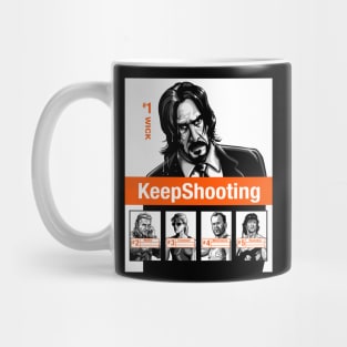 KeepShooting (black tee) Mug